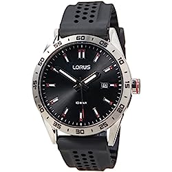 Lorus Reloj Analógico para Hombre de Cuarzo con Correa en Silicona RH965NX9