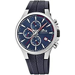 Lotus 18621/1 - Reloj Cronógrafo para Hombre, de Cuarzo con Correa en Caucho