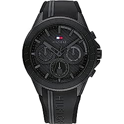 Tommy Hilfiger Reloj Analógico de Cuarzo multifunción para hombre con Correa en silicona Blanco - 1791861