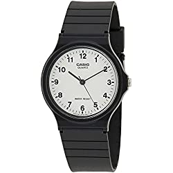Casio Reloj Analógico para Hombre de Cuarzo con Correa en Resina MQ-24-7BLLGF