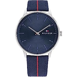 Tommy Hilfiger Reloj Analógico de Cuarzo para hombre con correa en nailon Azul Marino - 1791844