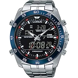 Lorus Reloj Analógico-Digital para Hombre de Cuarzo con Correa en Metal RW623AX5