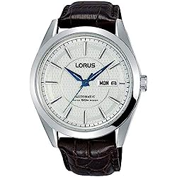 Lorus Watches Reloj para Hombre Analógico de Automático con Brazalete de Piel de Vaca RL427AX9