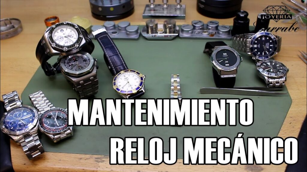 mantenimiento reloj mecanico